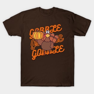 Gobble Gobble Gobble - retro gobble design T-Shirt